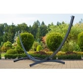 Hamac de grădină cu cadru suport aluminiu pentru 2 persoane, Hamac dublu 230x160 cm, Pereira 200 kg - Mandarin