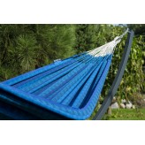 Potenza Hamac de grădină cu cadru Tytan suport pentru 2 persoane, Solid cadru, Morena 230x160cm, 220kg - ocean