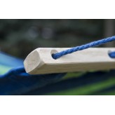 Potenza hamac cu stâlp I Hamac de exterior - 220x160 cm, 200 kg I Acadia - Verde-Albastru