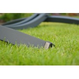 Potenza Hamac cu bara de grădină cu cadru suport Tytan pentru 2 persoane, Hamac dublu 220x160 cm, 200 kg - negru