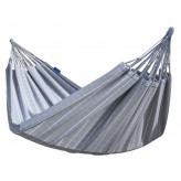 Hamac de grădină cu cadru galvanizat Tytan suport pentru 2 persoane, Solid galvanizad cadru, Catargo 160x220cm, 220kg I Gri