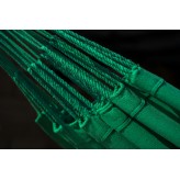 Hamac de grădină cu cadru suport pentru 2 persoane, cadru ușor din aluminiu, Merida Hamac dublu - Verde