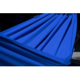 Hamac de grădină cu cadru suport pentru 2 persoane, cadru ușor din aluminiu, Merida Hamac dublu - Albastru
