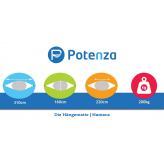 Potenza hamac de exterior 220 x 160 cm, capacitate de încărcare până la 200 kg I Roșu