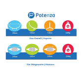 Potenza Hamac de grădină cu cadru suport pentru 2 persoane, Un cadru de hamac mare și solid 350kg, Merida Hamac dublu - gri