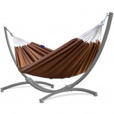 Potenza hamac cu cadru galvanizat - 220kg pentru 2 persoane I Hamac- 220x160, 200kg I Cocoon - Toffie