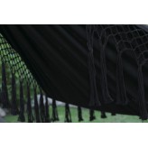 Potenza Hamac Potenza cu cadru galvanizat - 220 kg pentru 2 persoane I hamac - 220x160, 200kg I Cocoon Santia - negru