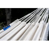 Hamac de grădină cu cadru Tytan solid suport pentru 2 persoane, Medelin 230x160cm I Creme