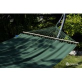 Hamac cu bara de grădină cu cadru suport Tytan, Merida Hamac dublu 215x160 cm, 200 kg - verde