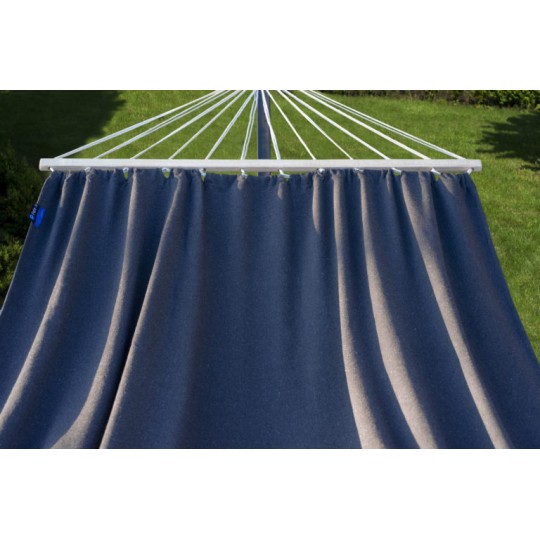 Potenza Hamac cu bara de grădină cu cadru suport Tytan pentru 2 persoane, Hamac dublu 220x160 cm, 200 kg - gris